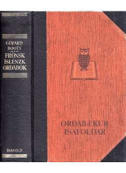 Gerard Boots - Frönsk-Íslensk ordabók Gerard Boots - Frönsk-Íslensk ordabók, Reykjavik 1953 antikvár könyv