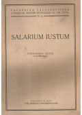 Szász István - Salarium iustum