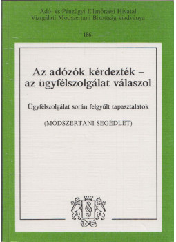 Zombory István - Az adózók kérdezték - az ügyfélszolgálat válaszol, Budapest 1992 antikvár könyv