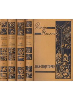 Romain Rolland - Jean-Christophe I-IV., Moscou 1957 antikvár könyv