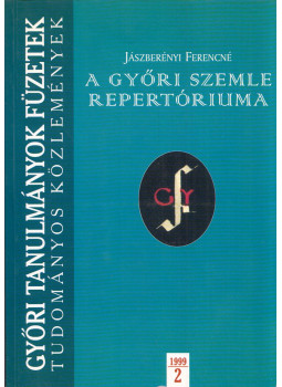Jászberényi Ferencné - A Győri Szemle 1930-1944 repertóriuma, Győr 1999 antikvár könyv