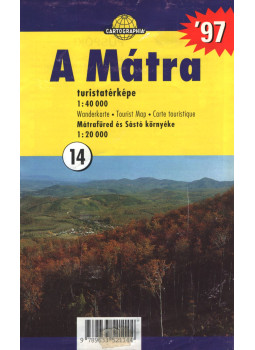 - A Mátra turistatérképe 1:40000 - A Mátra turistatérképe 1:40000, Budapest 1997 antikvár könyv