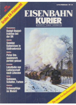 Schumacher, Wolfgang - Eisenbahn-Kurier 2/92 Februar Schumacher, Wolfgang - Eisenbahn-Kurier 2/92 Februar, Freiburg 1992 antikvár könyv