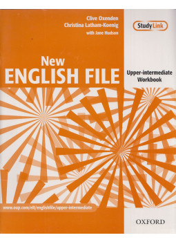 OXENDEN, CLIVE, Christina Latham-Koenig, Jane Hudson - New English File - Upper-intermediate Workbook OXENDEN, CLIVE, Christina Latham-Koenig, Jane Hudson - New English File - Upper-intermediate Workbook, Oxford, Oxfordshire 2008 antikvár könyv