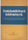 Németh G. Béla,Szauder József - Irodalomtörténeti Közlemények
