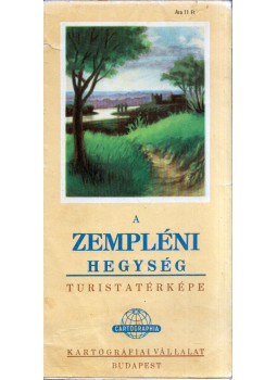  - A Zempléni hegység turistatérképe, Budapest 1975 antikvár könyv