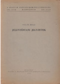 Dr. Sulán Béla - Jelentéstani jegyzetek