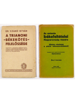 Czakó István - A trianoni "békekötés" felelőssége, null 0 antikvár könyv