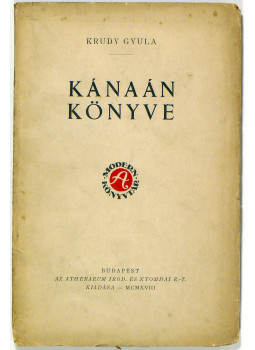 Krúdy Gyula - Kánaán könyve Krúdy Gyula - Kánaán könyve, Budapest 1919 antikvár könyv