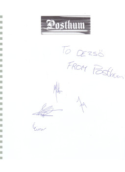  - Posthum autogram, null 0 antikvár könyv