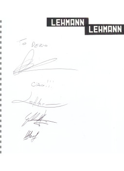 - Lehmann autogram - Lehmann autogram, null 0 antikvár könyv