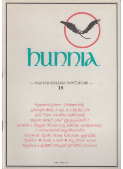 Kunszabó Ferenc - Hunnia 19. 1991. május 25., Budapest 1991 antikvár könyv
