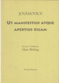 Jovánovics György,Hans Belting,Fitz Péter - Ut manifestius atque apertius dicam