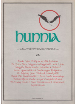 Kunszabó Ferenc - Hunnia 22. 1991. augusztus, Budapest 1991 antikvár könyv