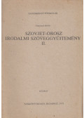 Fenyvesi István - Szovjet-orosz irodalmi szöveggyűjtemény II.