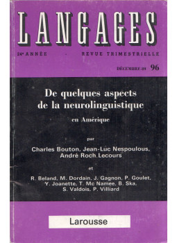  - Langages 1989 Décembre, Paris 1989 antikvár könyv