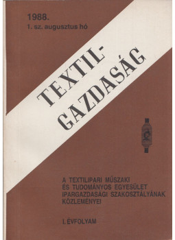 Rajnik József - Textilgazdaság 1988/1, Budapest 1988 antikvár könyv