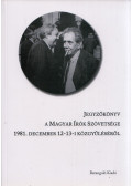 Szeredi Pál - Jegyzőkönyv a Magyar Írók Szövetsége 1981. december 12-13-i közgyűléséről