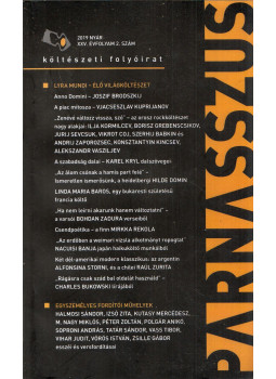 Turczi István - Parnasszus 2019 Nyár Turczi István - Parnasszus 2019 Nyár, Budapest 2019 antikvár könyv