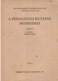 Salamon Zoltán - A pedagógiai kutatás módszerei I.