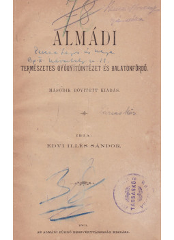 Edvi Illés Sándor - Almádi, Veszprém 1901 antikvár könyv