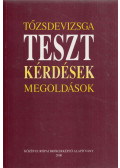 Fazekas Gergely,Martin Hajdu György - Tőzsdevizsga tesztkérdések, megoldások