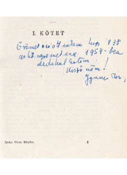 Ignácz Rózsa - Rézpénz (dedikált) Ignácz Rózsa - Rézpénz (dedikált), Budapest 1941 antikvár könyv