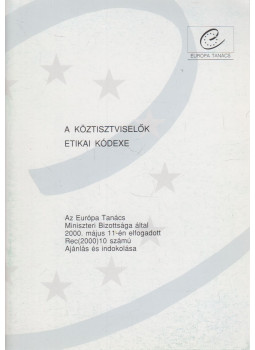  - A köztisztviselők etikai kódexe, Budapest 2001 antikvár könyv