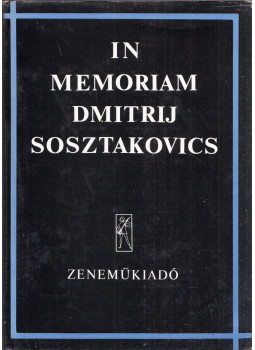 Breuer János - In memoriam Dmitrij Sosztakovics (dedikált), Budapest 1976 antikvár könyv