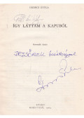 Grosics Gyula,Maros László - Így láttam a kapuból (dedikált)