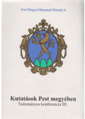Korkes Zsuzsa - Kutatások Pest megyében