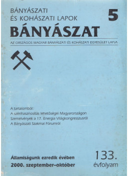 - Bányászat 2000. szeptember-október - Bányászat 2000. szeptember-október, Budapest 2000 antikvár könyv