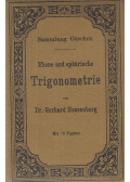 Hessenberg, Gerhard - Ebene und sphärische Trigonometrie