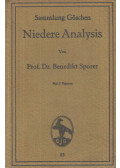 Benedikt Sporer - Niedere Analysis