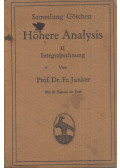 Junker, Fr. - Höhere Analysis II. - Integralrechnung