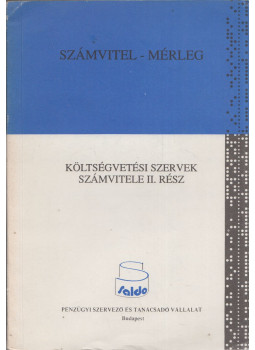 Kállainé dr. Thildy Teréz - Költségvetési szervek számvitele II. rész, Budapest 1989 antikvár könyv