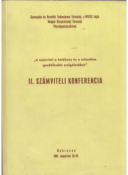 Dudás Jánosné, Scholz Rezső - II. Számviteli Konferencia, null 1981 antikvár könyv