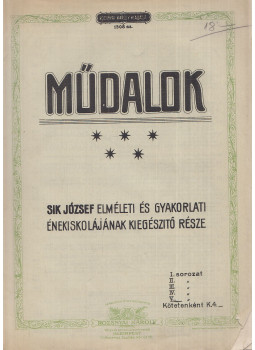 Szabados Béla - Műdalok V. sorozat, Budapest 0 antikvár könyv