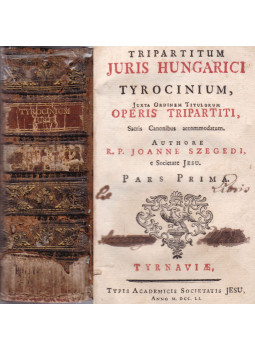Joanne Szegedi - Tripartitum Juris Hungarici Tyrocinium, Nagyszombat 1751 antikvár könyv