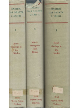 Bernhard Häring - Das Gesetz Christi I-III., Freiburg im Breisgau 1963 antikvár könyv