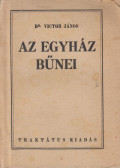 Victor János dr. - Az egyház bűnei
