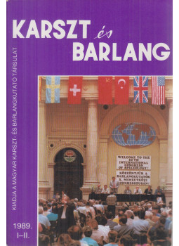 Dr. Balázs Dénes - Karszt és barlang 1989 I-II. (egyben), Budapest 1989 antikvár könyv