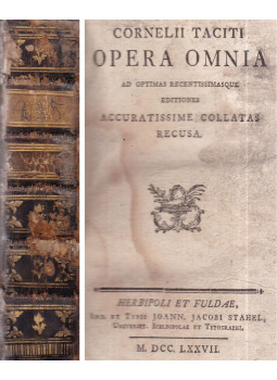 Publius Cornelius Tacitus - Cornelii Taciti Opera Omnia Publius Cornelius Tacitus - Cornelii Taciti Opera Omnia, Würzburg 1777 antikvár könyv