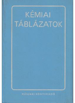 Németh Béla - Kémiai táblázatok, Budapest 1971 antikvár könyv