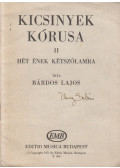 Bárdos Lajos - Kicsinyek kórusa II. - Hét ének kétszólamra