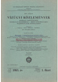Dr. Stelczer Károly szerk. - Vízügyi Közlemények 1983/1.
