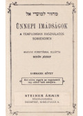  - Ünnepi imádságok III. - Kol-nidre előző való estéjére