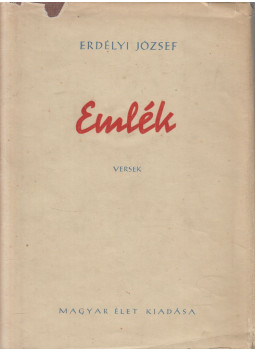 Erdélyi József - Emlék Erdélyi József - Emlék, Budapest 1943 antikvár könyv