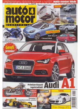 Szabó Róbert - Autó-motor 2010. február 17. Szabó Róbert - Autó-motor 2010. február 17., Budapest 2010 antikvár könyv