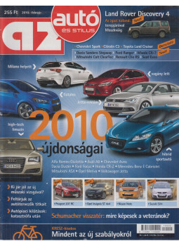 Dömsödi Gábor - A2 - Autó és stílus 2010. február Dömsödi Gábor - A2 - Autó és stílus 2010. február, Bokor 2010 antikvár könyv